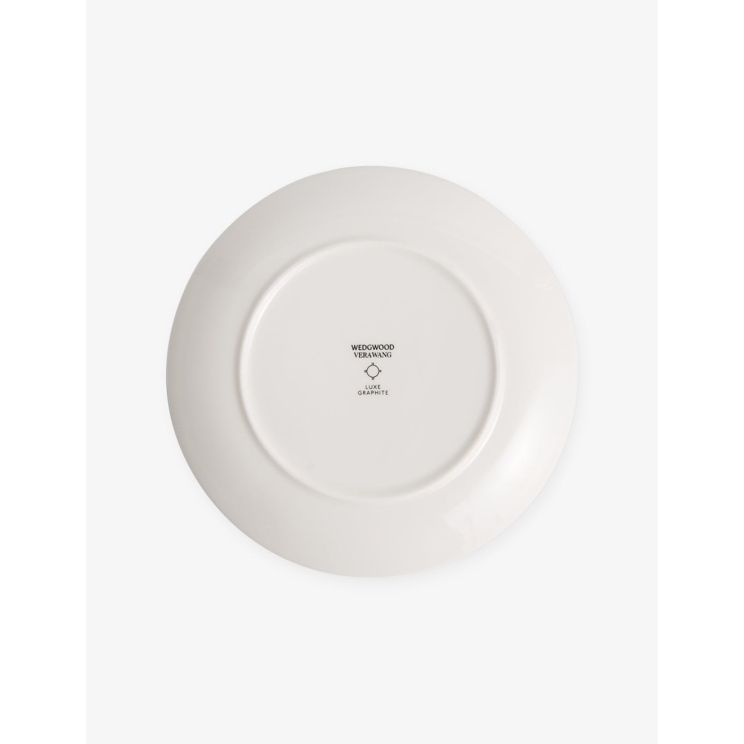 Wedgwood Luxe Graphite bone china plate 16cm, imported from the UK