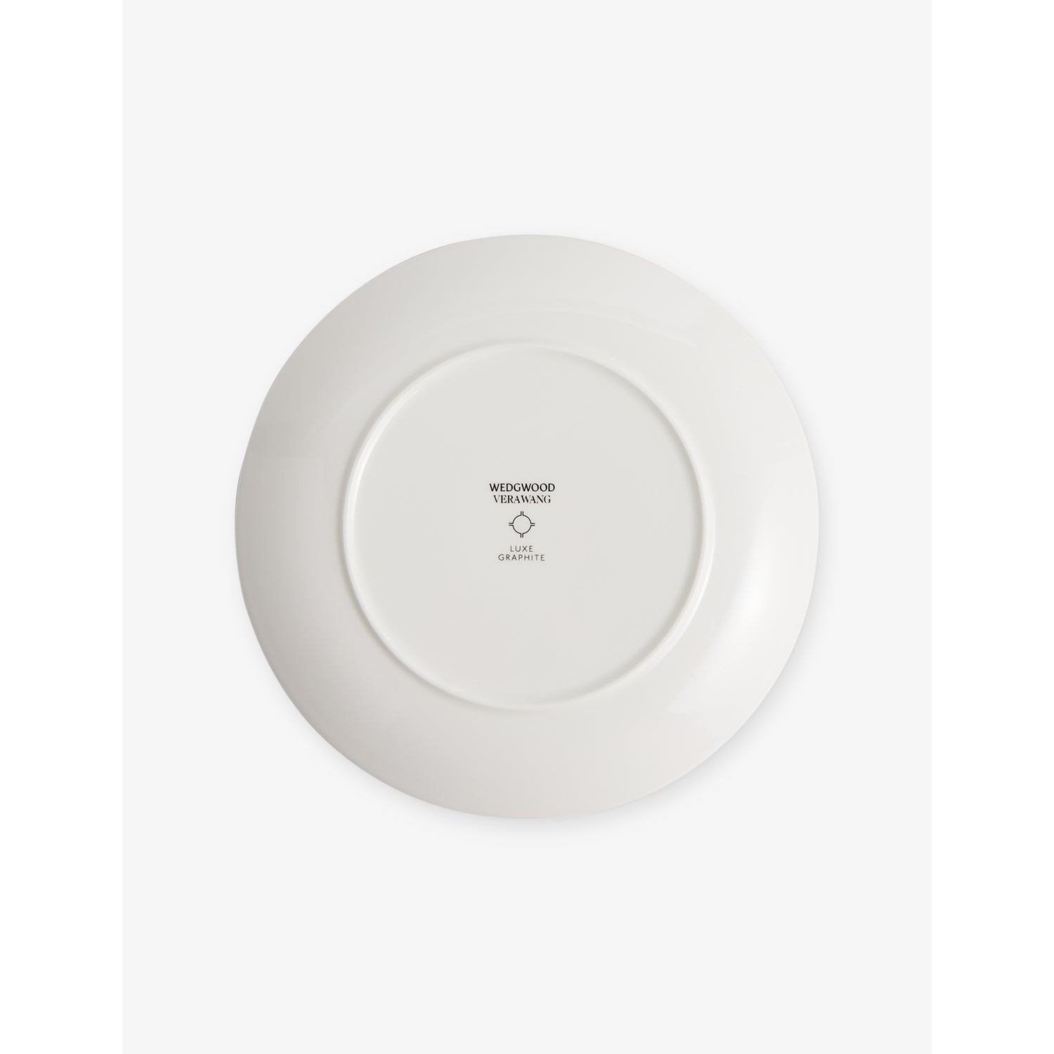Wedgwood bone china plate Luxe Graphite 20cm, imported from the UK