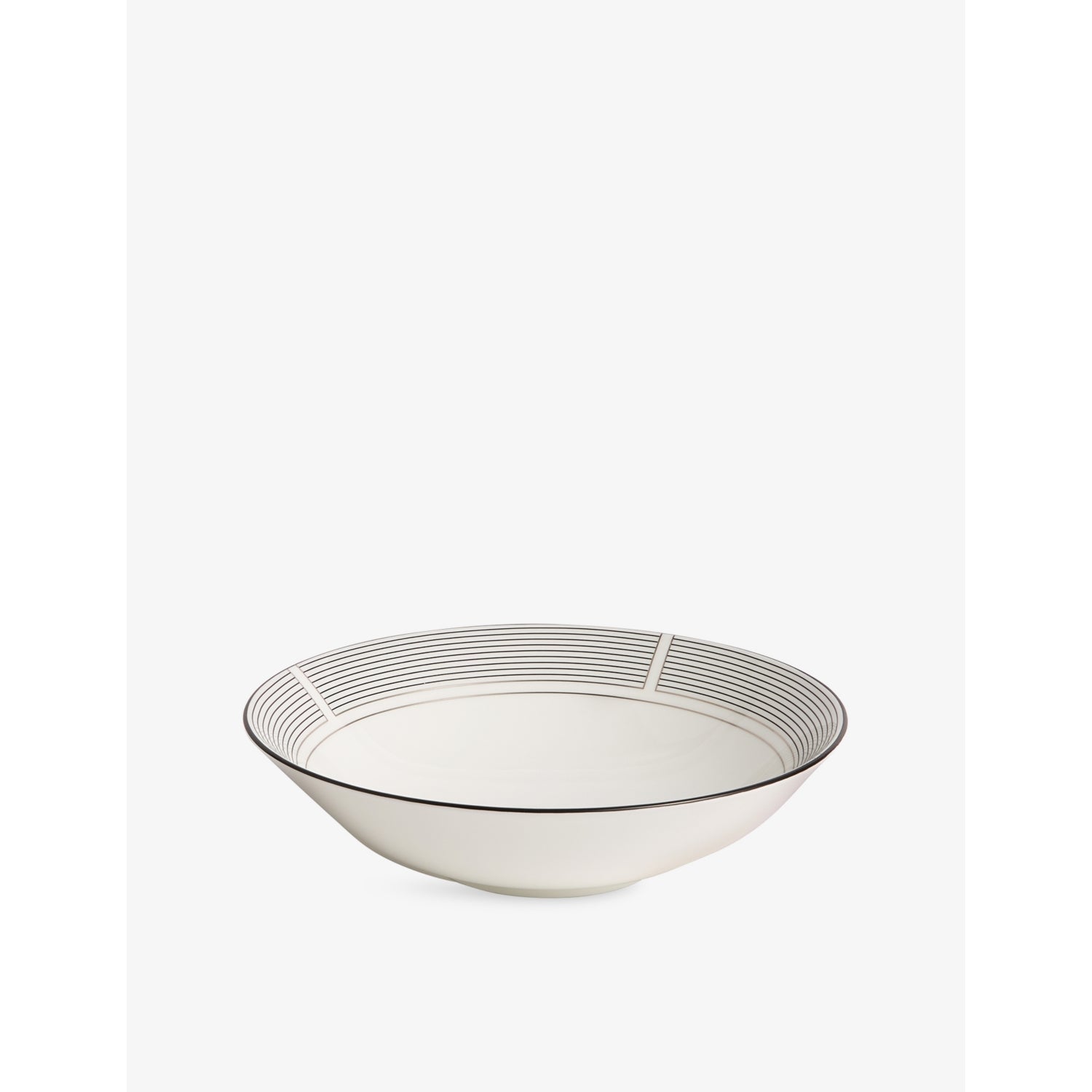 Wedgwood bone china noodle bowl Luxe Graphite 20cm, imported from the UK