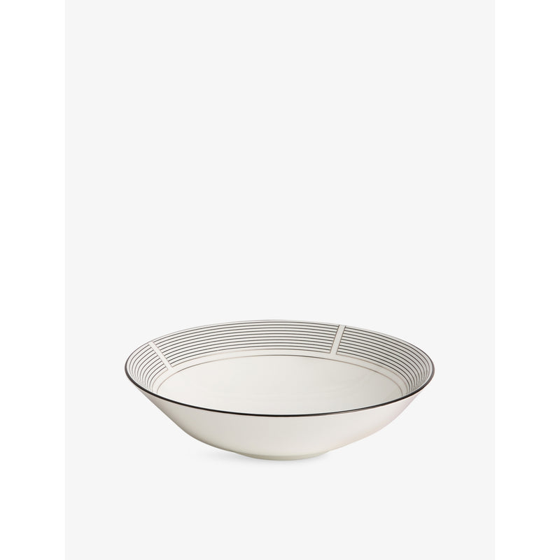Wedgwood bone china noodle bowl Luxe Graphite 20cm, imported from the UK