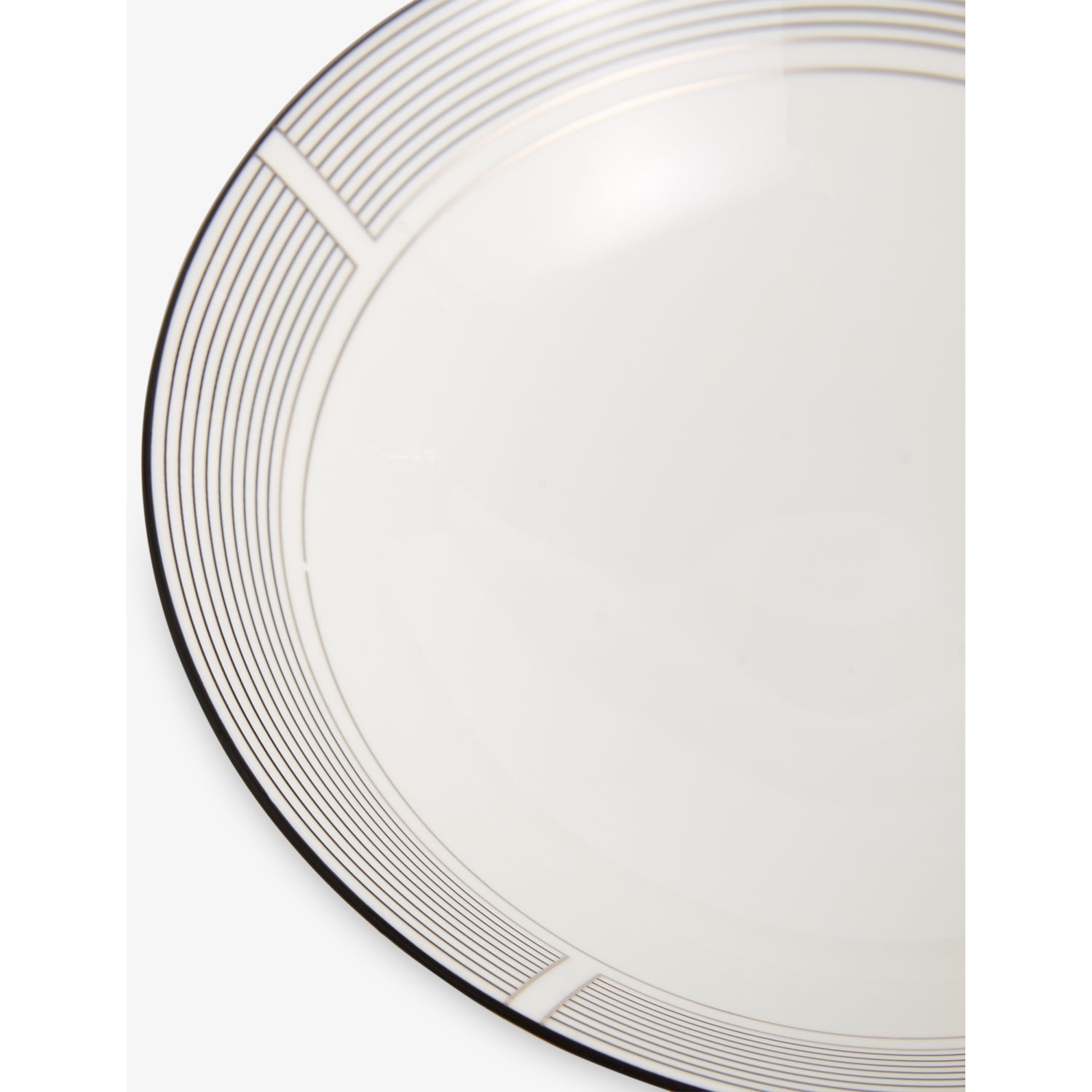 Wedgwood bone china noodle bowl Luxe Graphite 20cm, imported from the UK