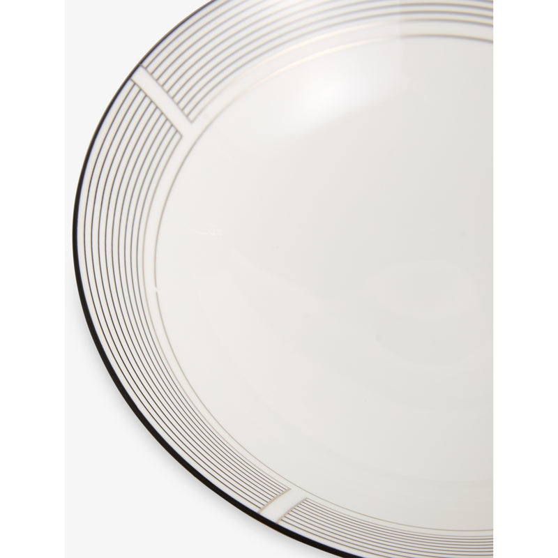 Wedgwood bone china noodle bowl Luxe Graphite 20cm, imported from the UK