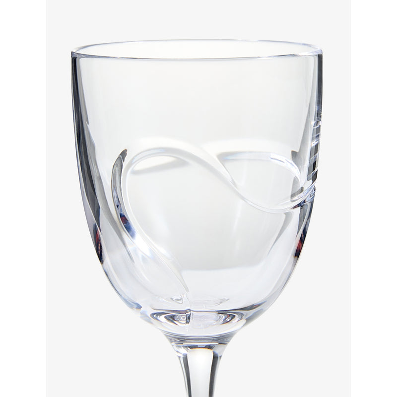 Wedgwood Vera Wang Luxe Graphite wine glasses set of two, UK version