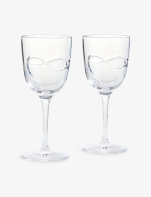 Wedgwood Vera Wang graphite red wine glass set, imported from the UK