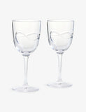 Wedgwood Vera Wang graphite red wine glass set, imported from the UK