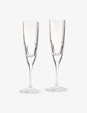 Wedgwood x Vera Wang Luxe Graphite flute set, imported from the UK