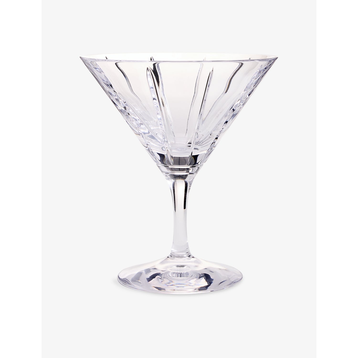 Wedgwood crystal martini glass set of two Luxe Graphite (British brand)