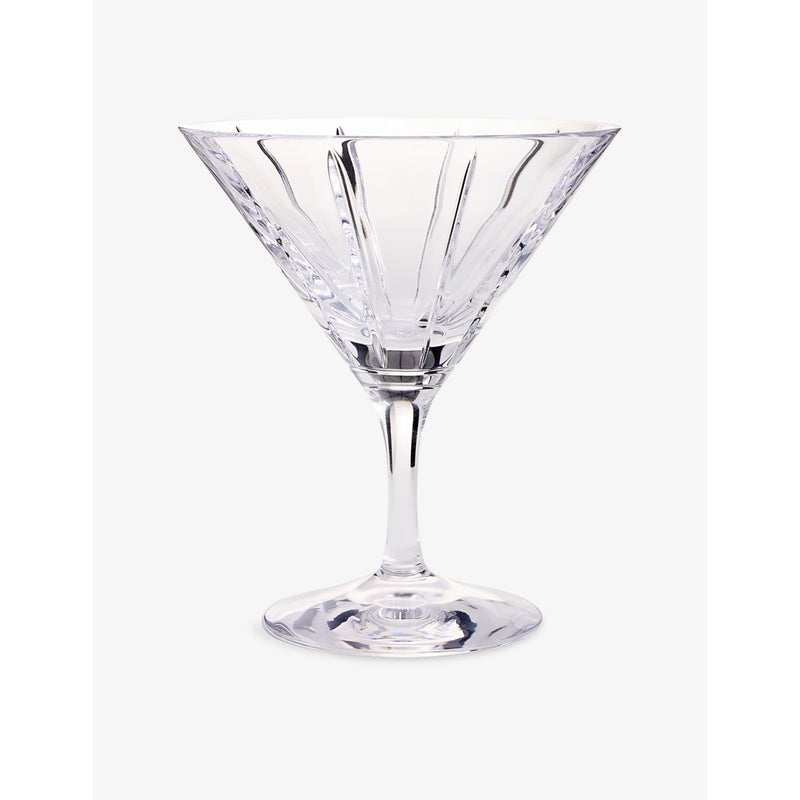 Wedgwood crystal martini glass set of two Luxe Graphite (British brand)
