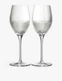 Wedgwood Helia crystal wine glasses set of two 350ml, UK version
