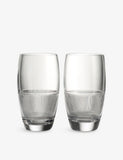 Wedgwood Helia crystal highball glasses set of two 510ml (British brand)