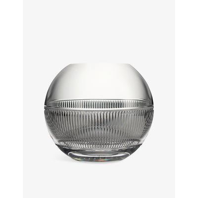 selfridges Wedgwood Helia Crystal Glass Rose Bowl 20cm- Buy online at McGrocer