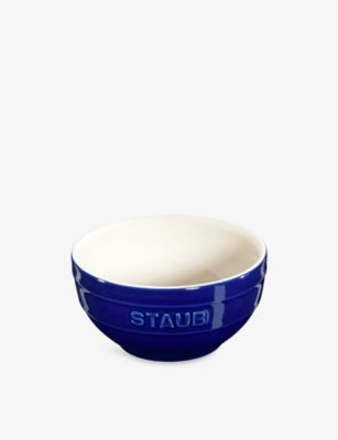 Staub ceramic bowl 12cm with embossed branding (British brand)