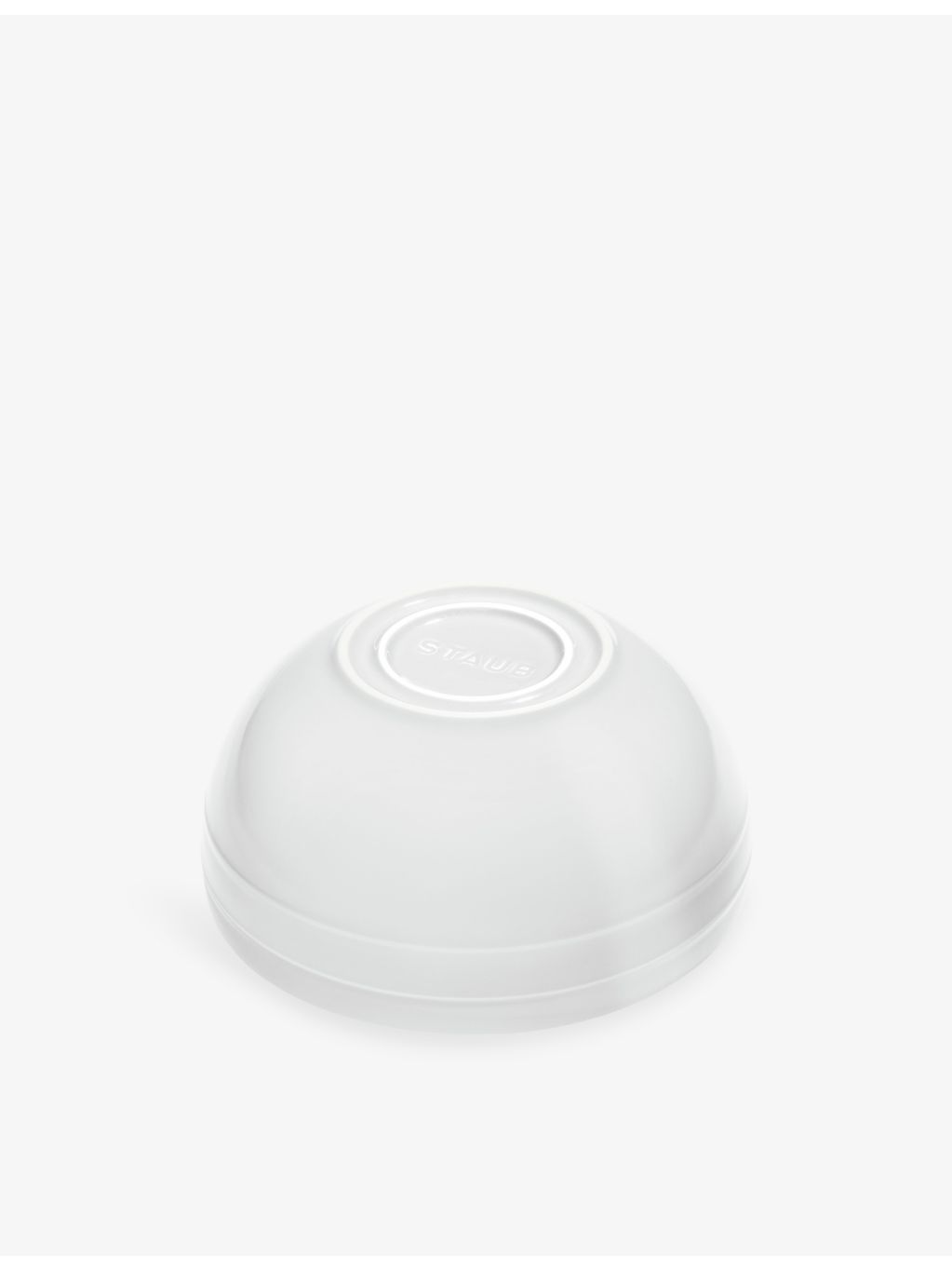 Staub ceramic bowl 24cm with embossed branding, imported from the UK