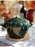 Staub casserole dish artichoke design 22cm (British brand)