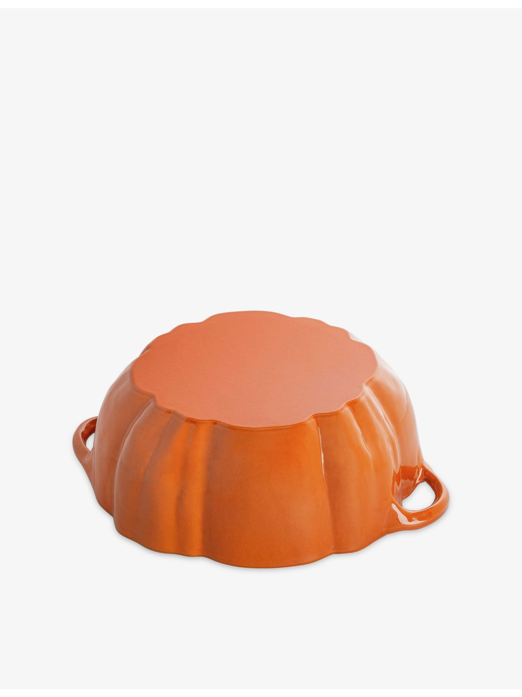Staub pumpkin cocotte cast-iron casserole dish 24cm, imported from the UK