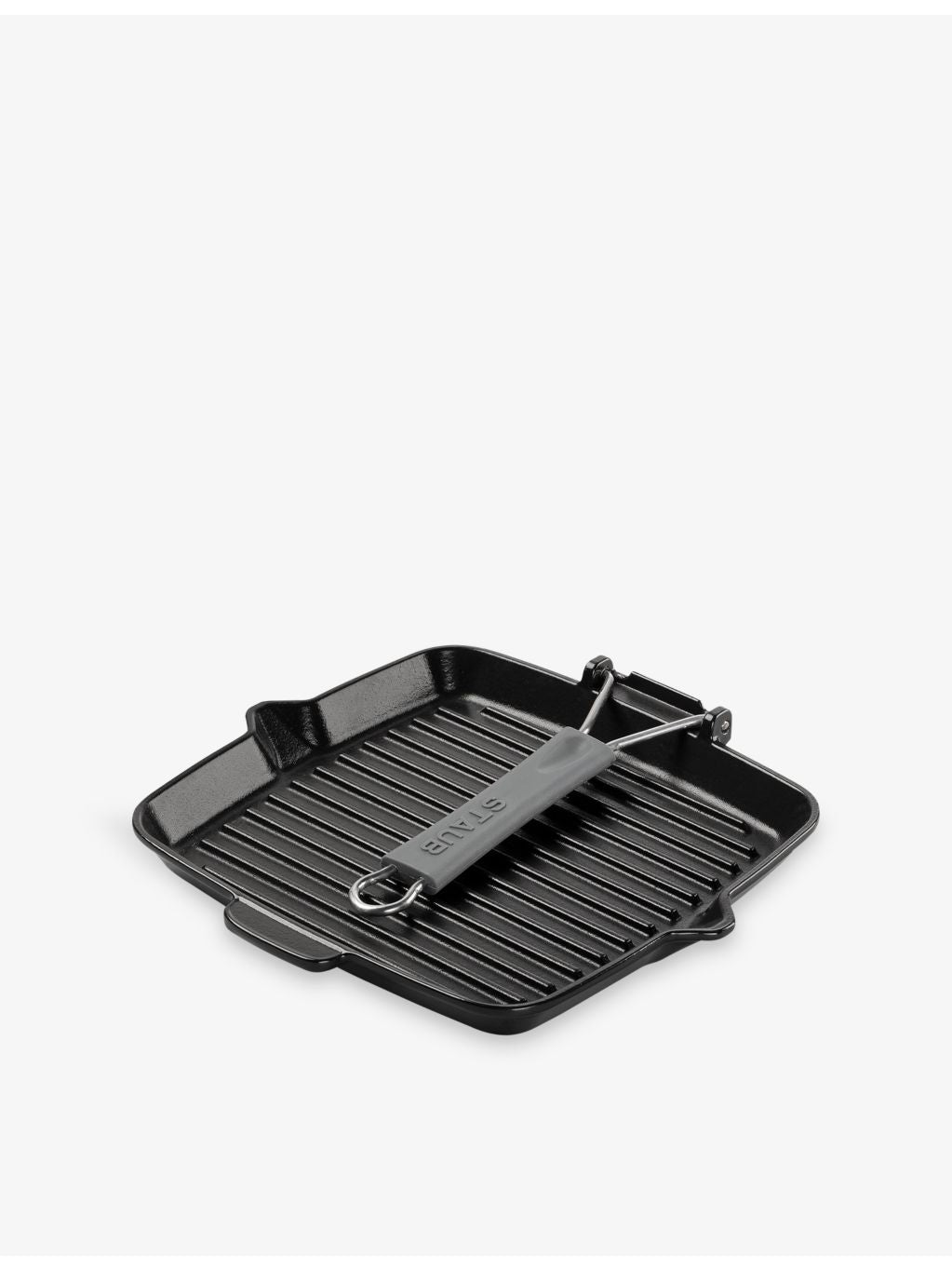 Staub cast iron grill pan 24cm with pouring spout, UK version