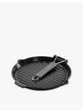 Staub cast iron grill pan with pouring spout 28cm (British brand)