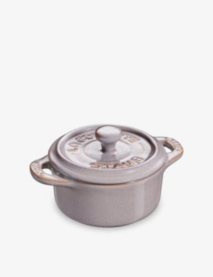 Staub ceramic mini cocotte casserole dish 10cm (British brand)