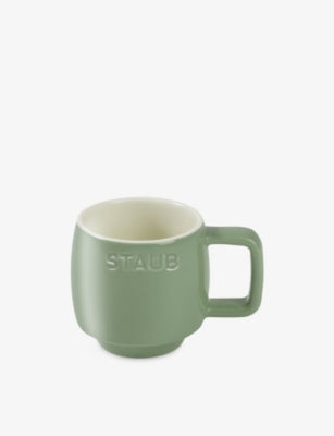 Staub ceramic mug embossed 100ml (British brand)