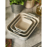Staub ceramic gratin dishes set of three - British product