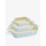 Staub ceramic gratin dishes set of three - British product