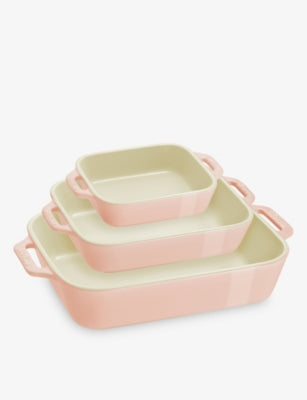 Staub ceramic gratin dishes set of three - British product