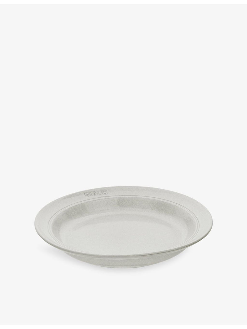 Staub deep ceramic plate 24cm, imported from the UK