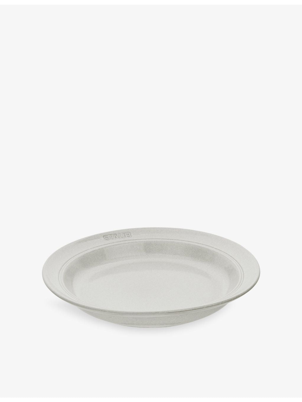 Staub deep ceramic plate 24cm, imported from the UK