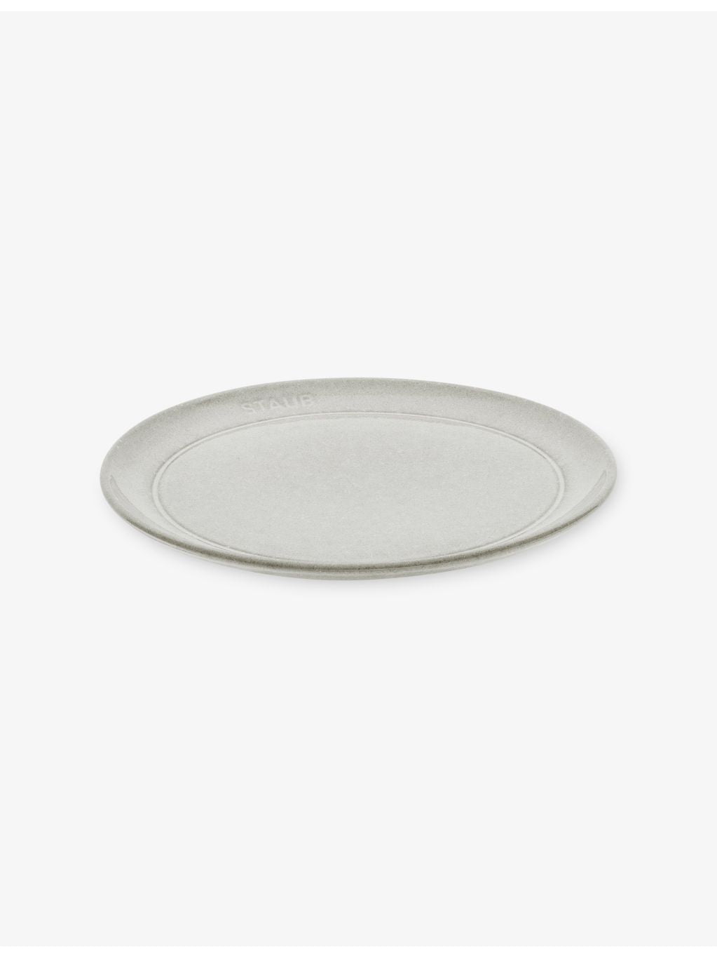 Staub flat stoneware plate 20cm, UK version