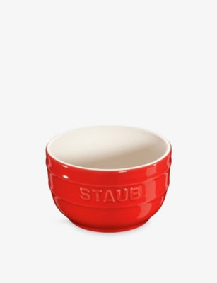 Staub ceramic ramekins set of two 9cm, imported from the UK
