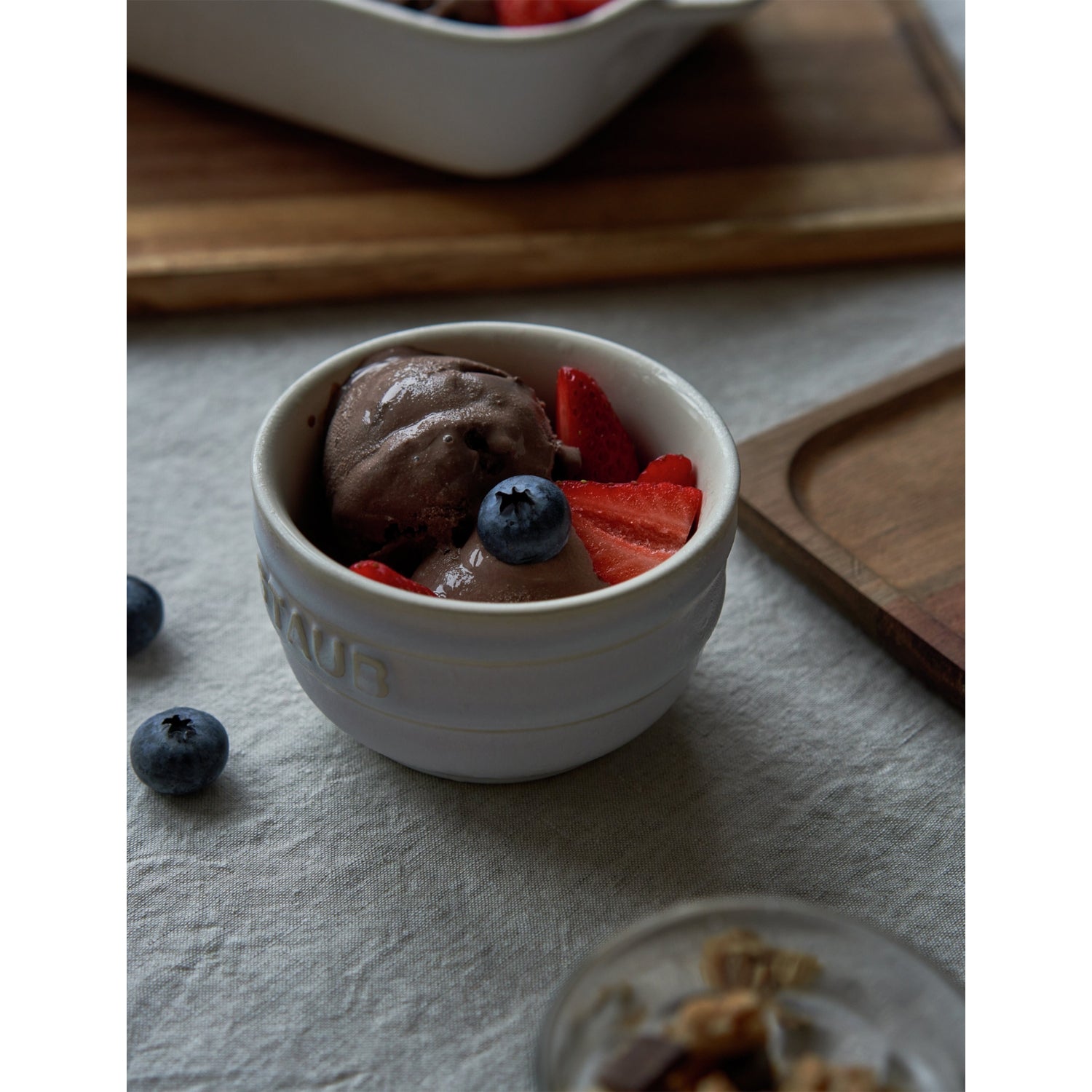 Staub ceramic ramekins set of two 9cm, imported from the UK