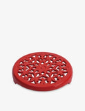 Staub cast iron trivet lily design 23cm - British product