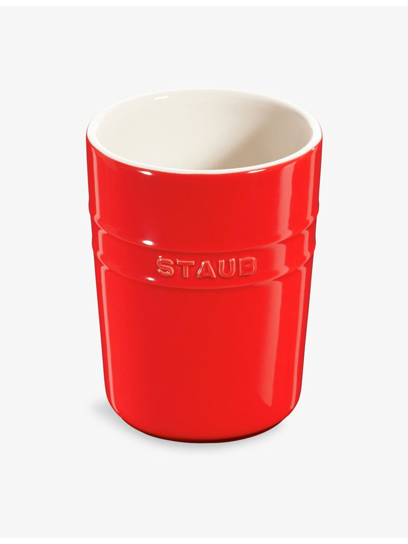Staub ceramic utensil holder 15cm - British product