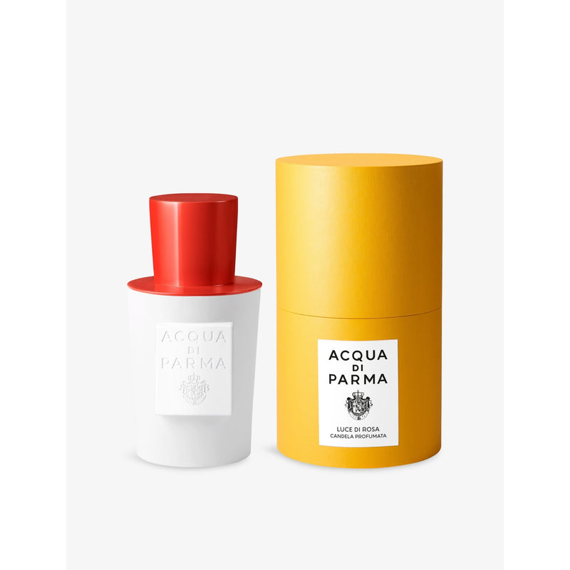 Acqua di Parma Luce di Rosa candle 330g, imported from the UK