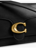 Coach Tabby 36 leather shoulder bag with top handle (British brand)