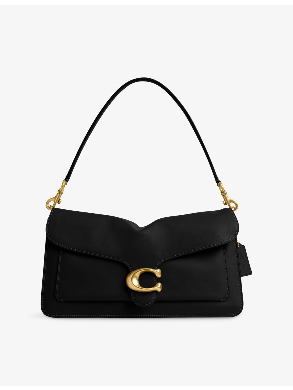 Coach Tabby 36 leather shoulder bag with top handle (British brand)
