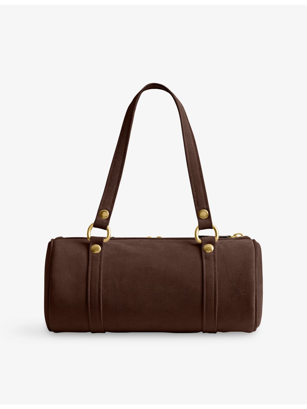 Coach kisslock barrel suede shoulder bag 33.6cm, UK version