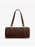 Coach kisslock barrel suede shoulder bag 33.6cm, UK version
