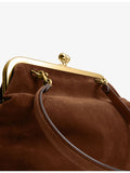 Coach Kisslock Frame 27 suede shoulder bag, UK version