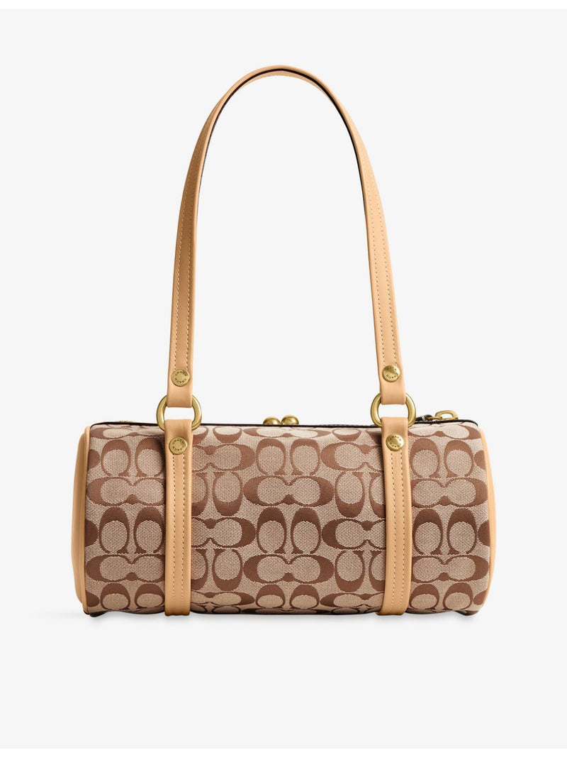 Coach canvas barrel shoulder bag, imported from the UK
