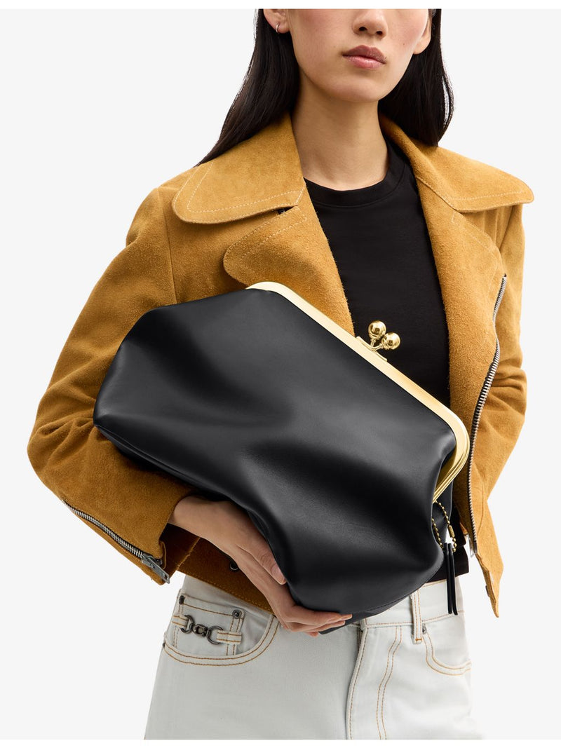 Coach Kisslock Frame 27 leather shoulder bag - British product