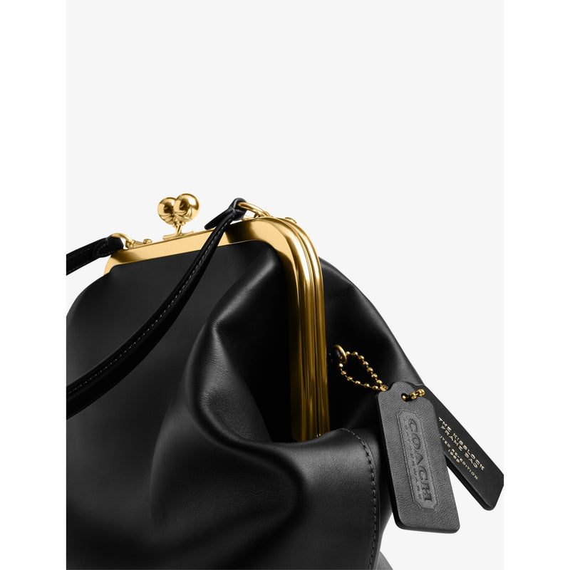Coach Kisslock Frame 27 leather shoulder bag - British product