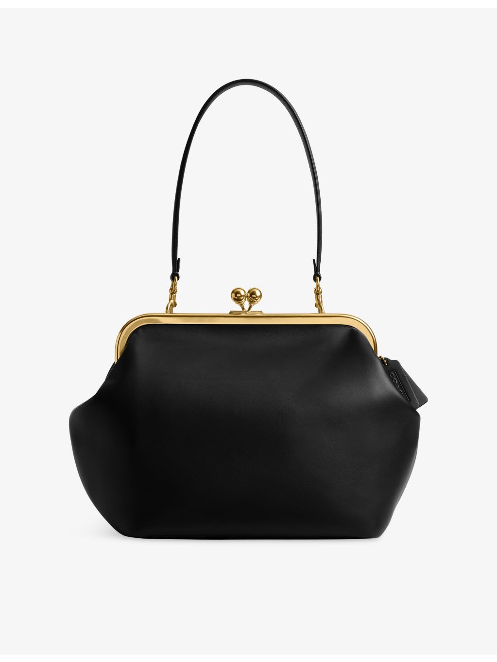 Coach Kisslock Frame 27 leather shoulder bag - British product