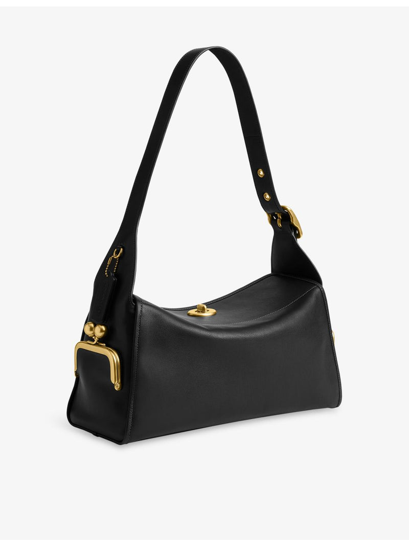 Coach Turnlock Haversack leather shoulder bag, UK version