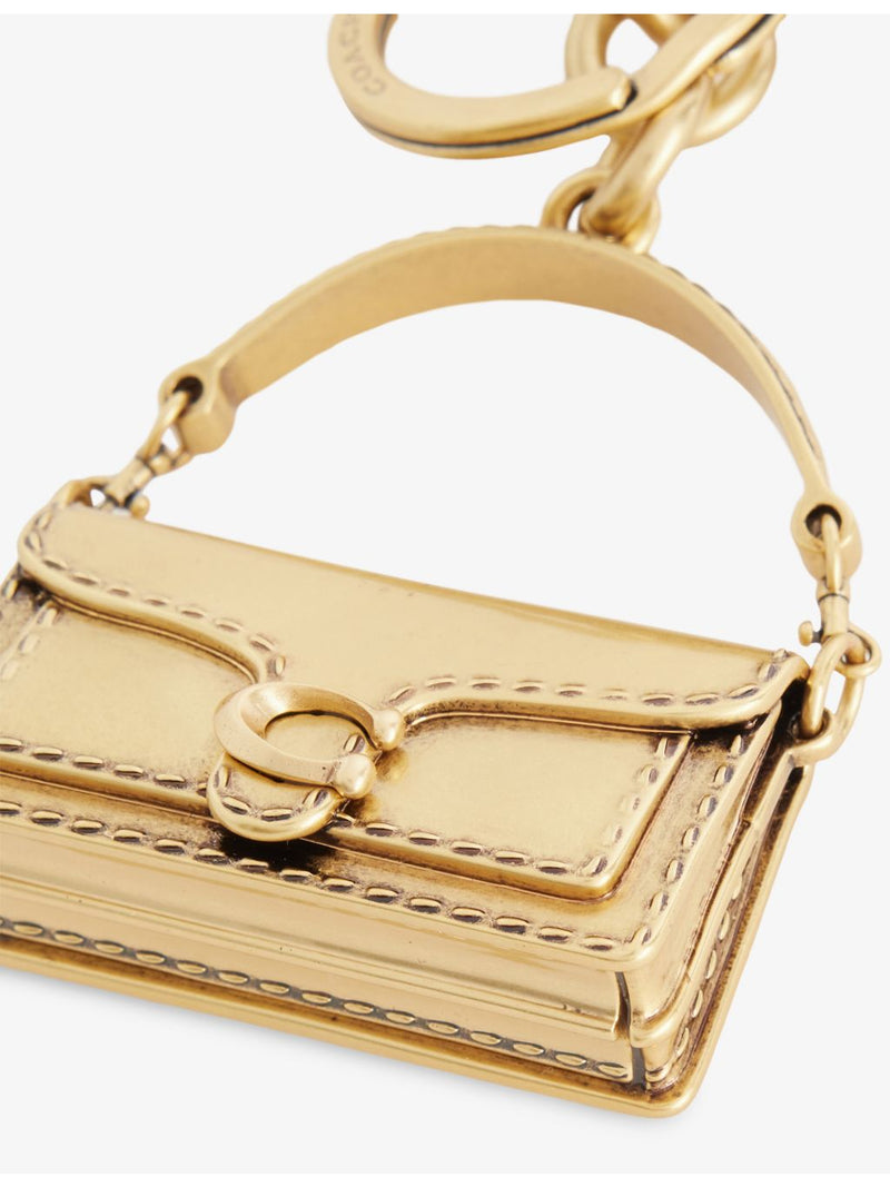 Coach Tabby brass bag charm 5cm, imported from the UK