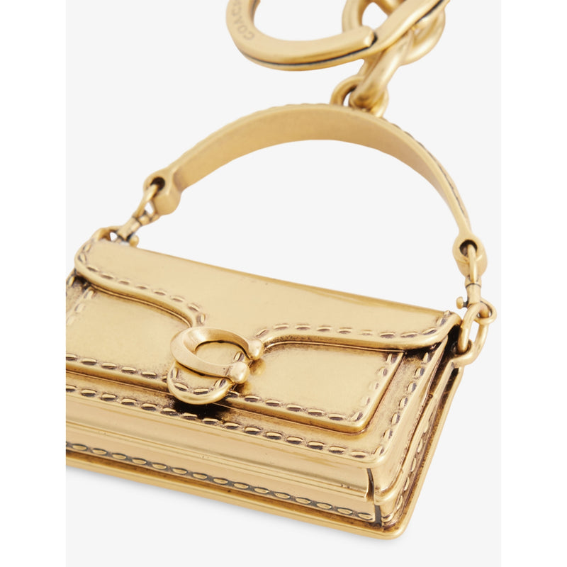 Coach Tabby brass bag charm 5cm, imported from the UK