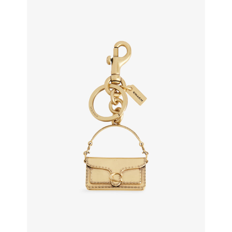 Coach Tabby brass bag charm 5cm, imported from the UK