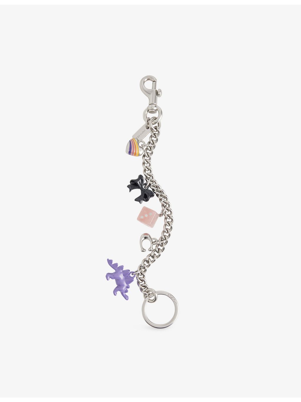 Coach brass bag charm 24.7cm, UK version