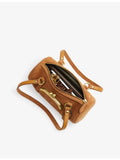 Coach Kisslock 28 suede barrel bag, imported from the UK