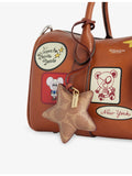 Coach star puffy coated-canvas bag charm 7cm, imported from the UK